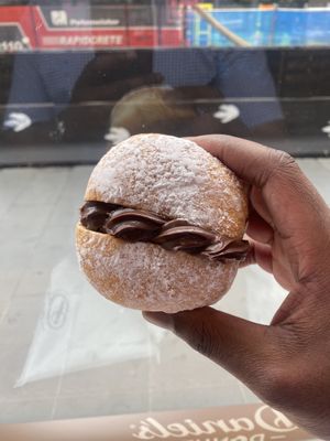 Chocolate custardd #Veganuary at Daniel's Donuts - Flinders in Melbourne
