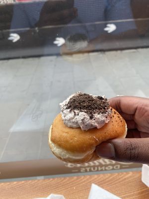 Cookies and creamm #Veganuary at Daniel's Donuts - Flinders in Melbourne