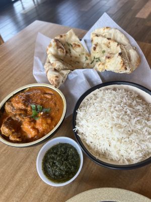 With some mint chutney   at Great Taste Indian and More in Highlands Ranch