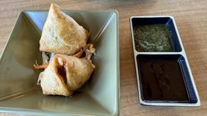 Samosas  at Great Taste Indian and More in Highlands Ranch
