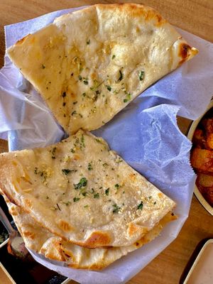 Garlic Naan at Great Taste Indian and More in Highlands Ranch
