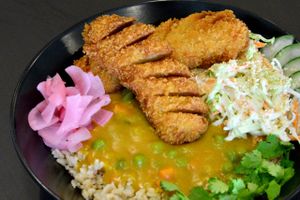 (Veggie) curry tonkatsu at The Vegetarian Kitchen in Quezon City