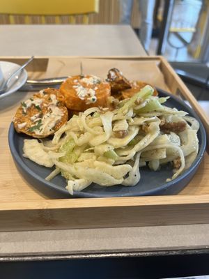 Finocchi con noci, patate dolci   at Fola in Milan