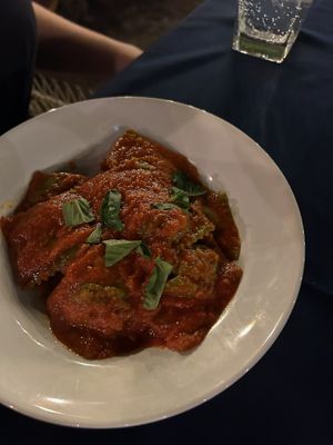 Vegan ravioli without pepperrs  at My House in 