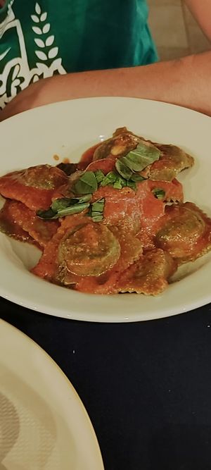 Vegan ravioli at My House in 