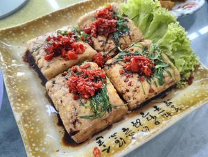 tofu at We Best Vegetarian Food 素非凡餐厅 in Yong Peng
