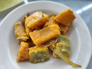 pumpkin at We Best Vegetarian Food 素非凡餐厅 in Yong Peng