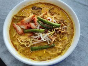 Laksa at We Best Vegetarian Food 素非凡餐厅 in Yong Peng