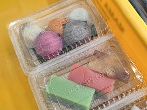 traditional cakes and desserts at We Best Vegetarian Food 素非凡餐厅 in Yong Peng