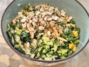 Thunder tea rice at Delicious Vegetarian 美味素食馆 in Seremban