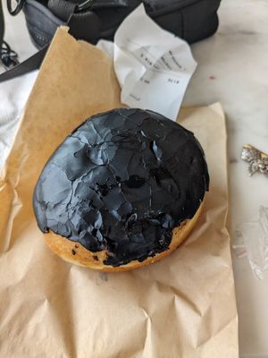 Boston cream at Lovebirds Donuts in Portsmouth