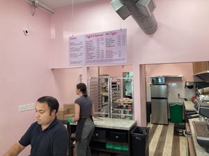 Counter at Lovebirds Donuts in Portsmouth