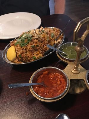 Vegetable Biryani  at Bombay Curry in Raleigh