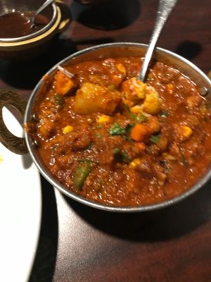 Vegetable Vindaloo  at Bombay Curry in Raleigh