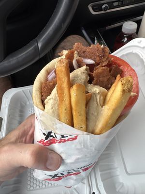Vegan gyro   at Firestix Greek Grill in Haskell
