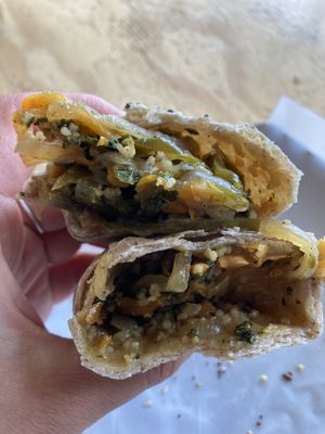 Veggies and couscous fillingg  at La Roti - Food Store in El Chalten