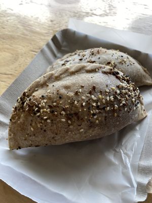Vegan empanadas  at La Roti - Food Store in El Chalten