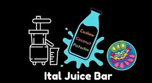Afro Caribbean Juices Smoothies and Teas™️
Frozen Hawaiian Style Lemonade™️
Seamoss Smoothie Bowls™️
Spiced Milked Nuts™️
Ital Cold Pressed Juices™️

Ask  at The Ital Juciery Company Vegan & Flexitarian Kitchen in Hartford