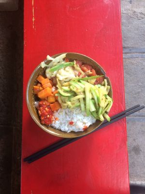 Another bowl! at Yi Ran Tang Vegetarian Buffet in Dali