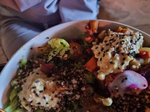 Vegan bowl at Jardin Meraki in San Pedro De Atacama