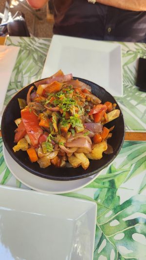 Chorrillana Meraki Veggie at Jardin Meraki in San Pedro De Atacama