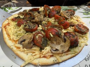 Pizza  at Jardin Meraki in San Pedro De Atacama