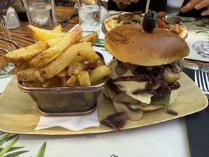 Patagonia Double Burger  at Jardin Meraki in San Pedro De Atacama
