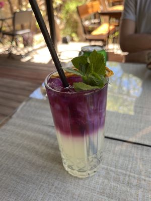 Suspiro de Los Andes mocktail   at Jardin Meraki in San Pedro De Atacama