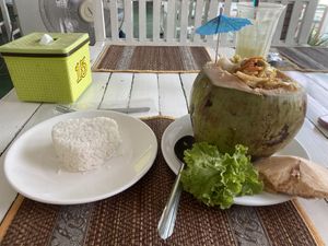 Coconut curry  at Chanda's Historical Garden Restaurant - อาหารสวนประวัติศาสตร์ in Sukhothai