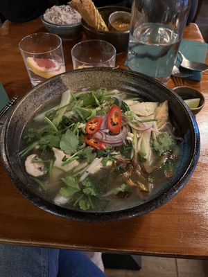 Vegan pho  at Greentable in Hamburg