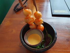 Fishy sticks at Greentable in Hamburg