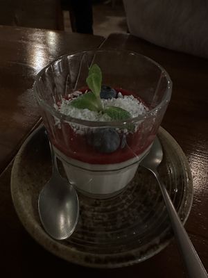 Panna cotta  at Greentable in Hamburg