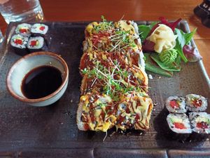 Sushi mix at Greentable in Hamburg