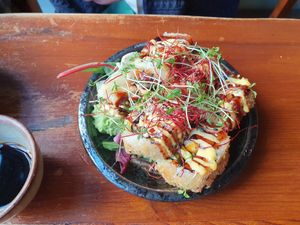 Crispy rolls at Greentable in Hamburg