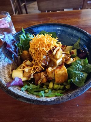 Buddha bowl at Greentable in Hamburg