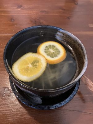 Ginger and orange tea   at Greentable in Hamburg