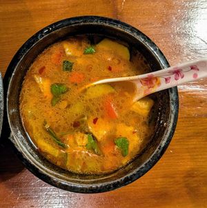 Soup at Greentable in Hamburg