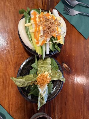 Bao Bun und gedämpfte Dumplings  at Greentable in Hamburg