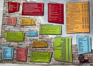 Carta at Mesón Pizzería A Fuga in Xove