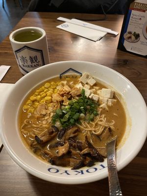 Spicy Garnet Vegan Ramen  at Rakkan Ramen in Chicago