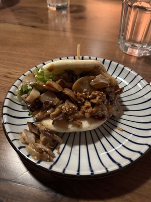 Bao bun   at Rakkan Ramen in Chicago