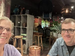 Tables are in a special furniture store at Depot 62 in Manchester