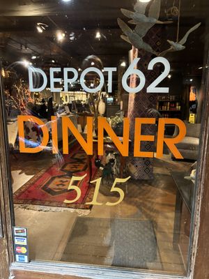 The interior as seen through the door  at Depot 62 in Manchester