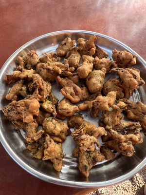 Pakora snack   at Chhotaram Prajapat's Homestay in Jodhpur
