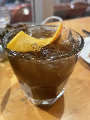 New Fashioned cocktail   at Nue in Seattle