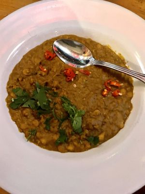 Malaysian dhal  at Nue in Seattle