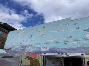 Mural  at Momo House - Rose City Food Park in Portland