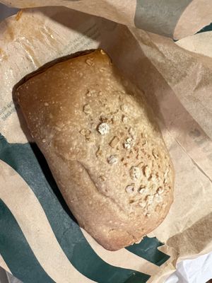 Vegan sausage croissant roll  at Starbucks in Jaipur