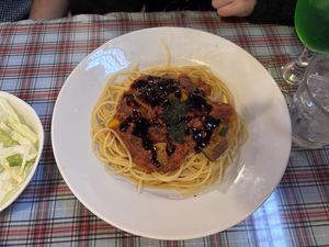 Tomato basil pasta (#2)  at Sasso Nero in Kuroishi