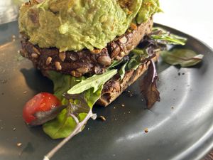 Avo on sourdough   at Unknown Chapter Coffee Roasters in Christchurch
